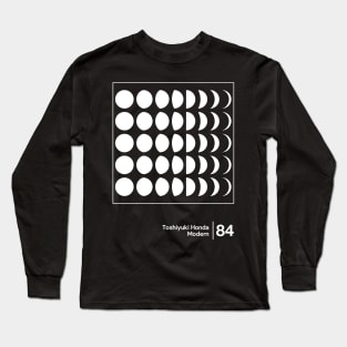 Toshiyuki Honda - Modern - Minimalist Artwork Fan Design Long Sleeve T-Shirt